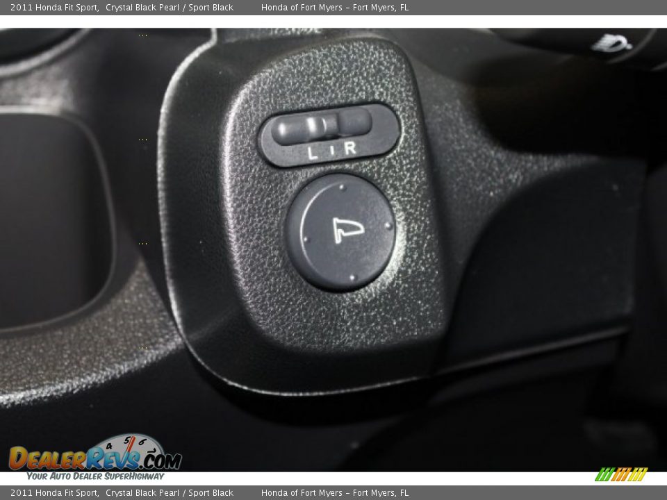 2011 Honda Fit Sport Crystal Black Pearl / Sport Black Photo #19