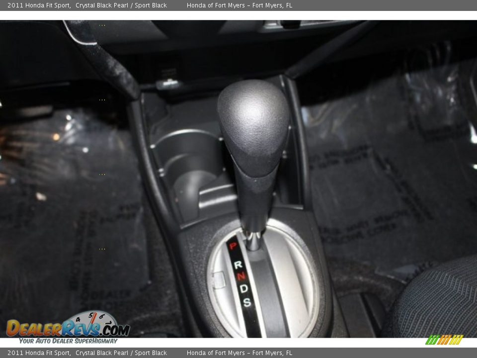 2011 Honda Fit Sport Crystal Black Pearl / Sport Black Photo #27