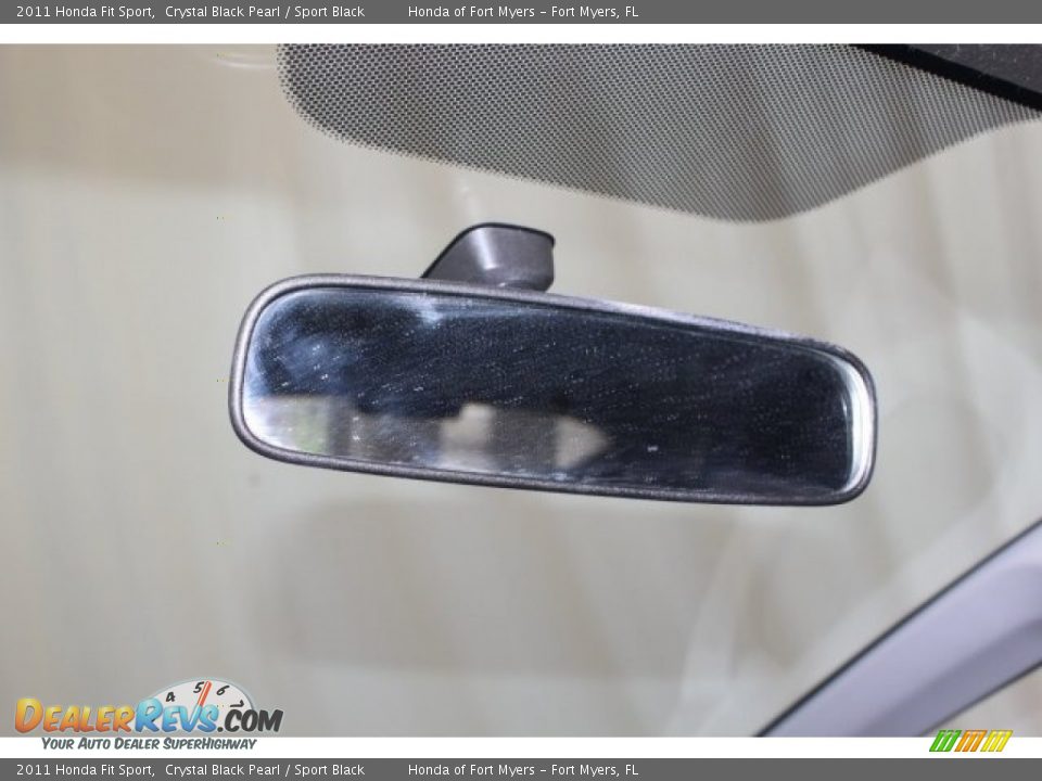 2011 Honda Fit Sport Crystal Black Pearl / Sport Black Photo #29