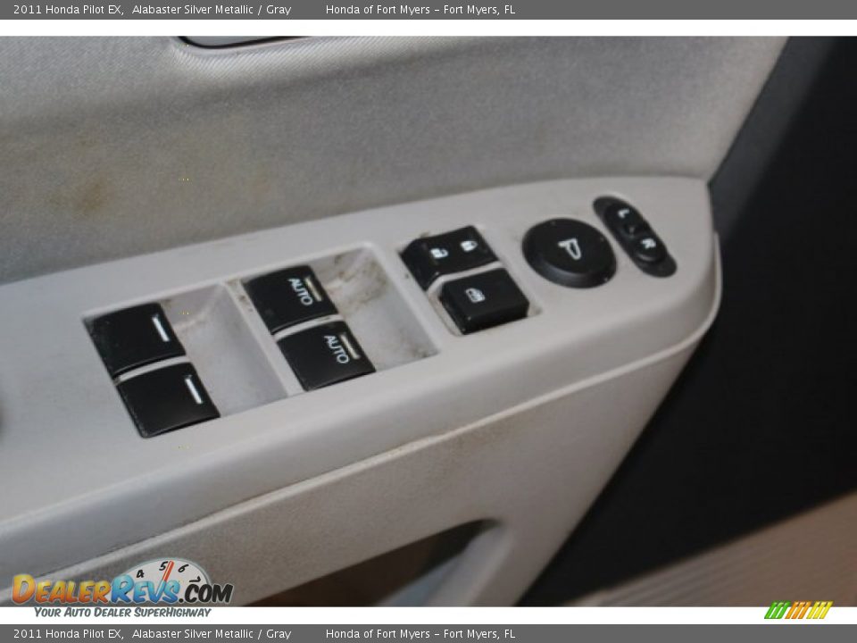2011 Honda Pilot EX Alabaster Silver Metallic / Gray Photo #15