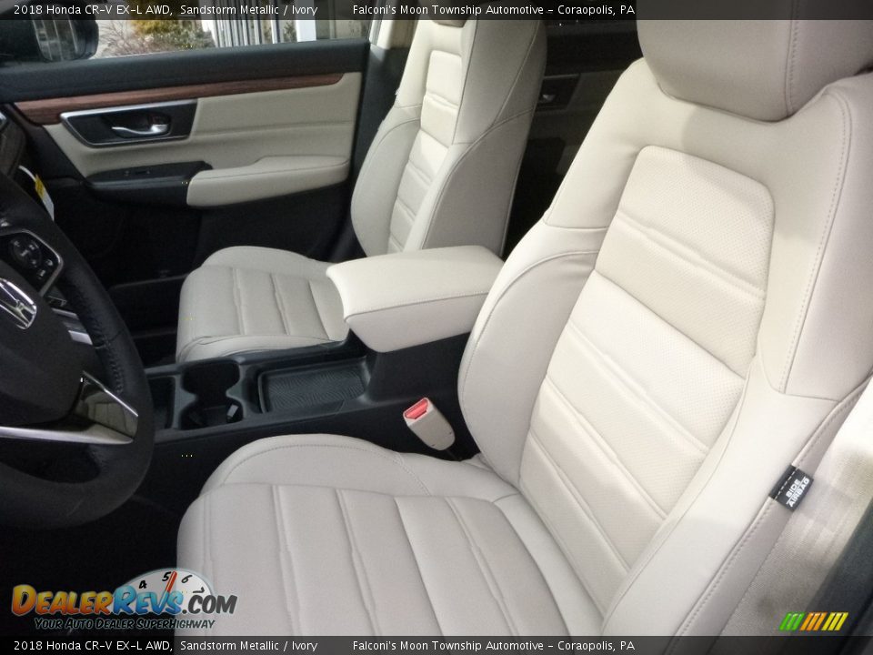 Front Seat of 2018 Honda CR-V EX-L AWD Photo #8