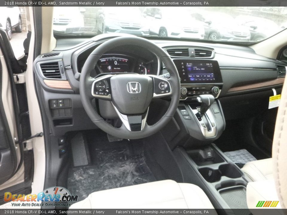 Dashboard of 2018 Honda CR-V EX-L AWD Photo #10