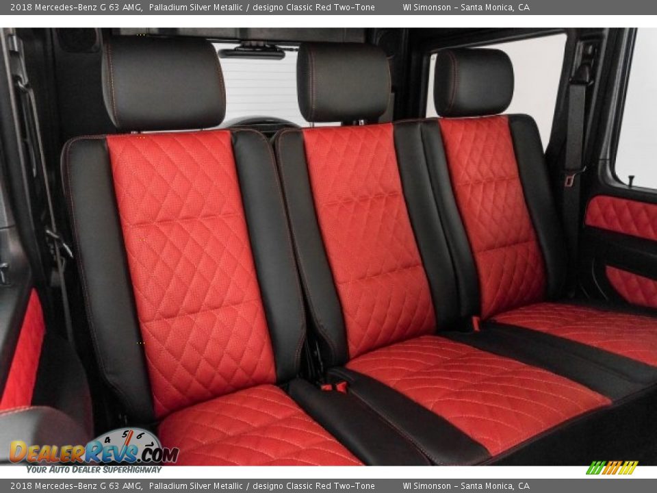 Rear Seat of 2018 Mercedes-Benz G 63 AMG Photo #14