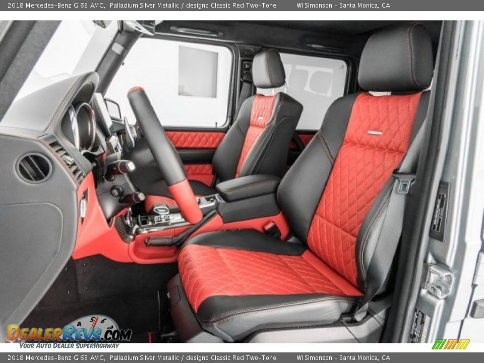 designo Classic Red Two-Tone Interior - 2018 Mercedes-Benz G 63 AMG Photo #18