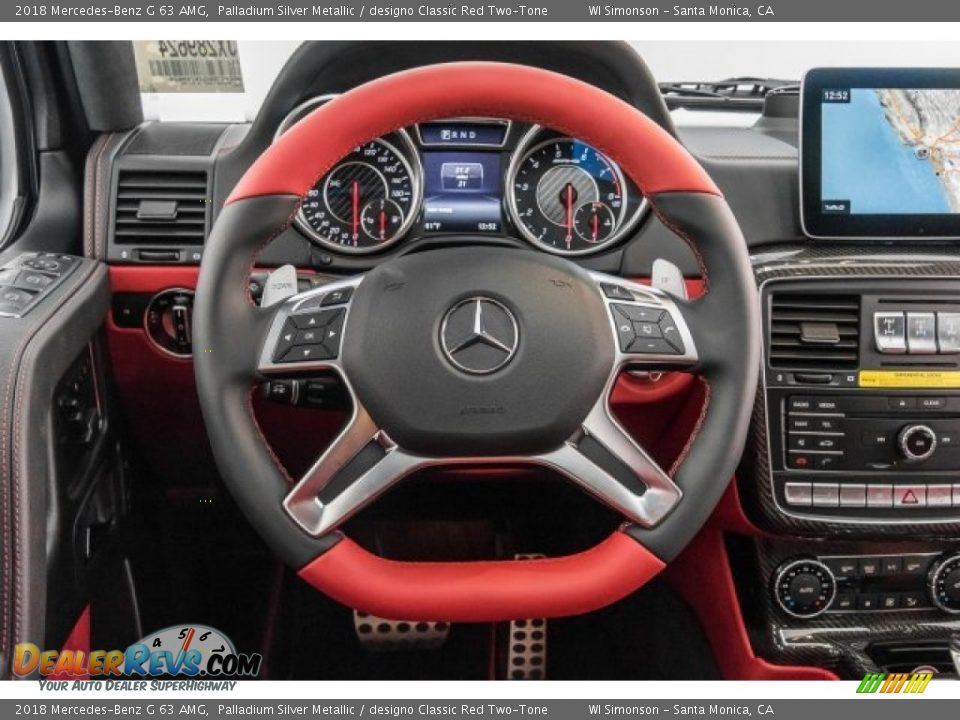 2018 Mercedes-Benz G 63 AMG Steering Wheel Photo #22