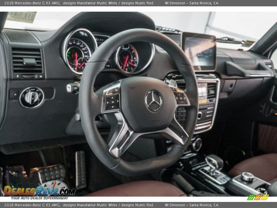 2018 Mercedes-Benz G 63 AMG designo Manufaktur Mystic White / designo Mystic Red Photo #19