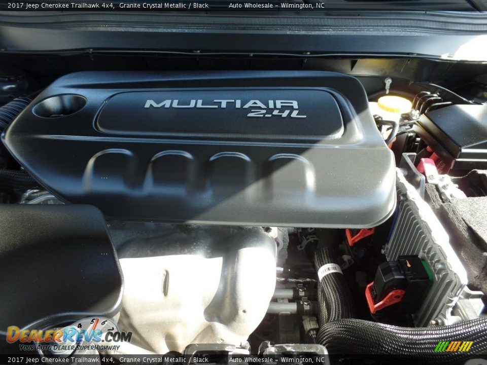 2017 Jeep Cherokee Trailhawk 4x4 Granite Crystal Metallic / Black Photo #6