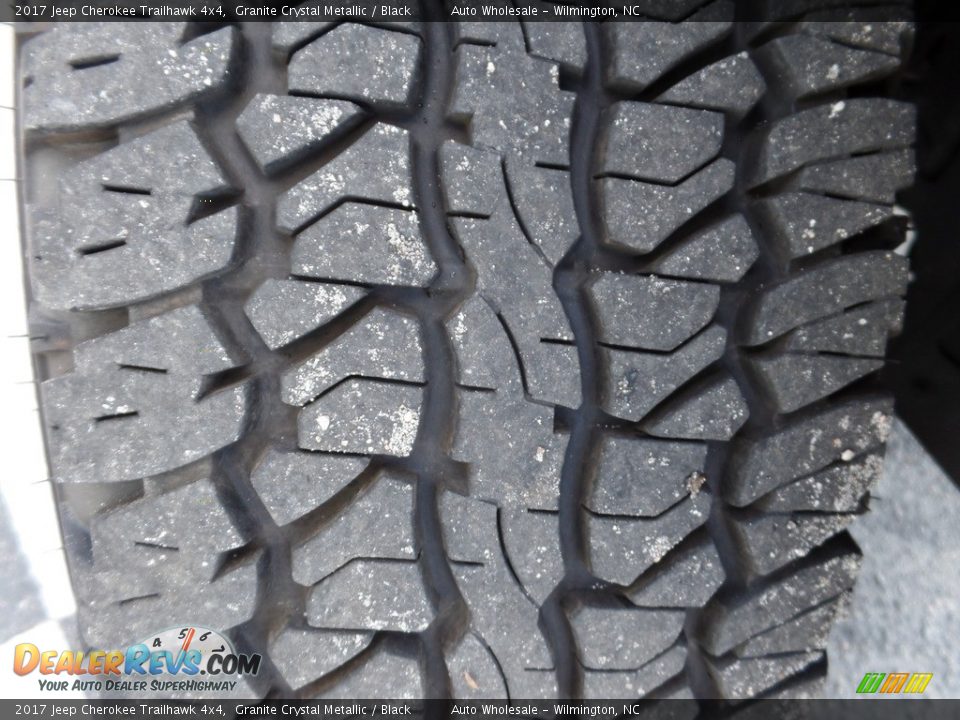 2017 Jeep Cherokee Trailhawk 4x4 Granite Crystal Metallic / Black Photo #10