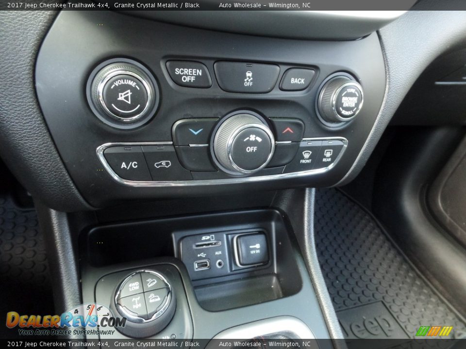 2017 Jeep Cherokee Trailhawk 4x4 Granite Crystal Metallic / Black Photo #20