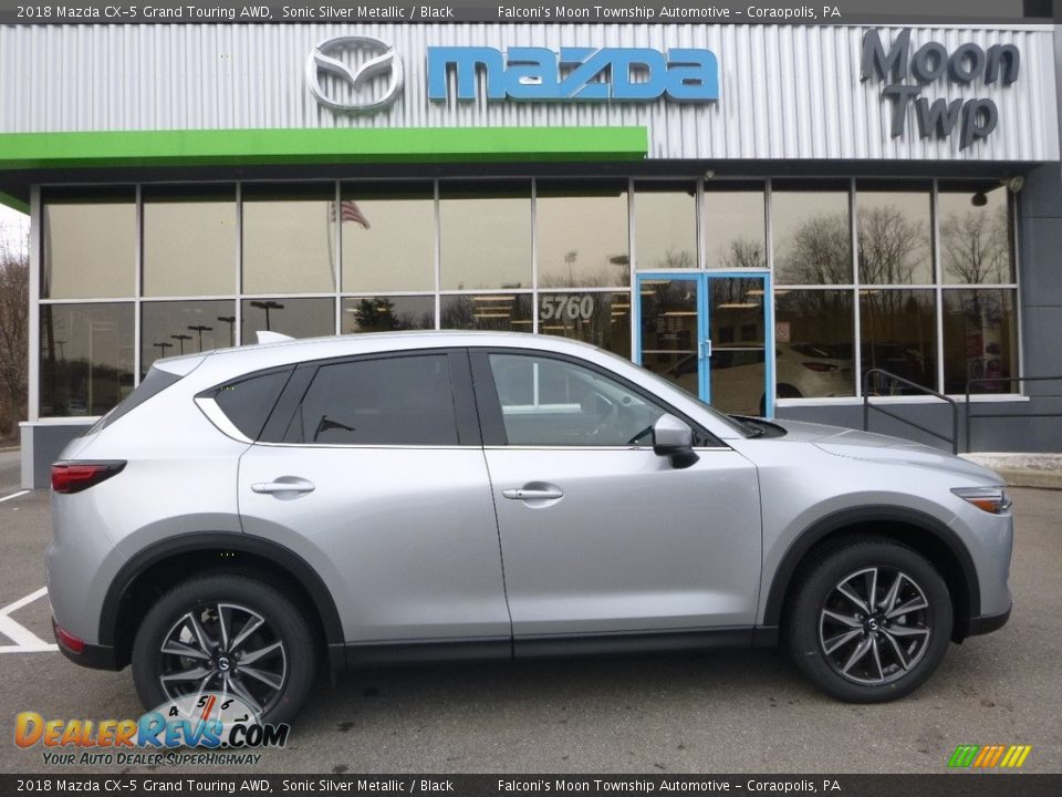 2018 Mazda CX-5 Grand Touring AWD Sonic Silver Metallic / Black Photo #1