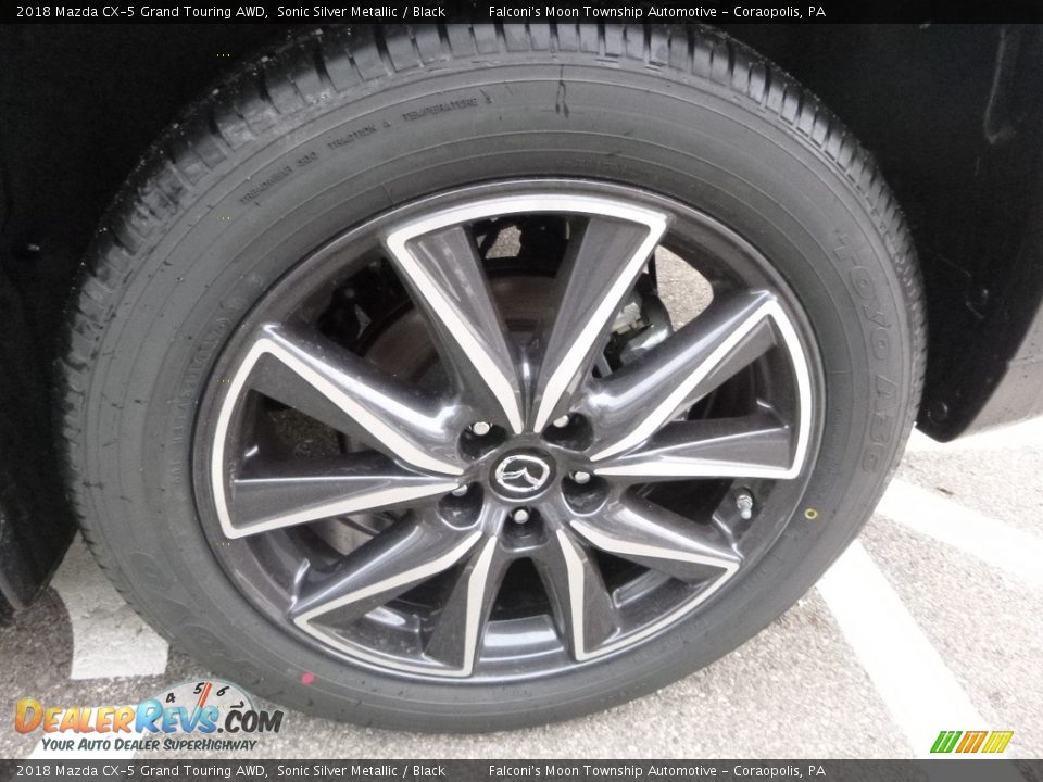 2018 Mazda CX-5 Grand Touring AWD Sonic Silver Metallic / Black Photo #7