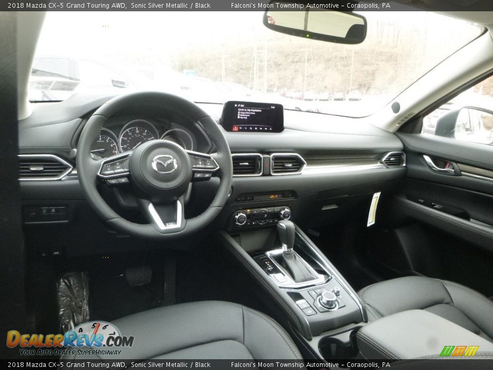 2018 Mazda CX-5 Grand Touring AWD Sonic Silver Metallic / Black Photo #9
