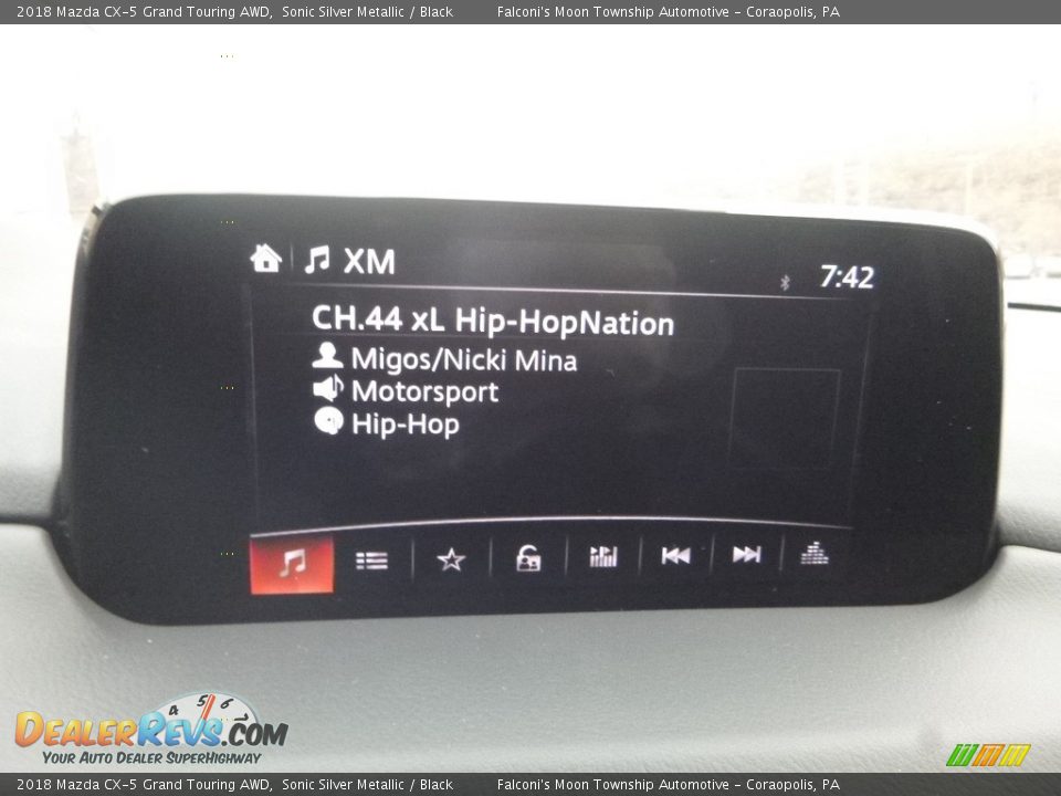 2018 Mazda CX-5 Grand Touring AWD Sonic Silver Metallic / Black Photo #14