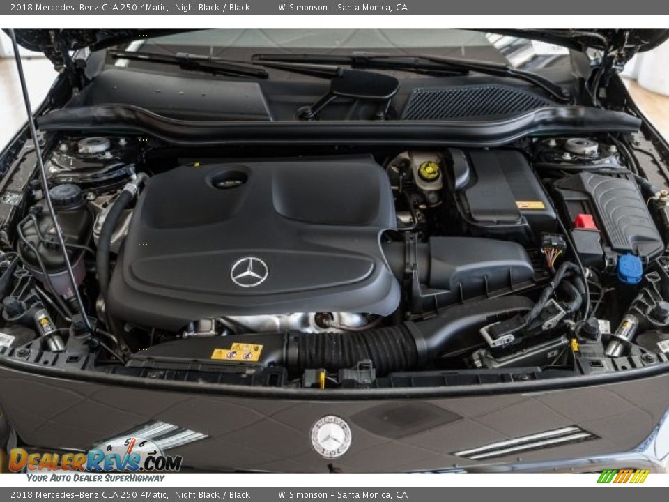 2018 Mercedes-Benz GLA 250 4Matic Night Black / Black Photo #8
