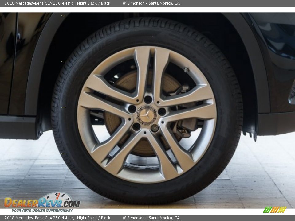 2018 Mercedes-Benz GLA 250 4Matic Night Black / Black Photo #10