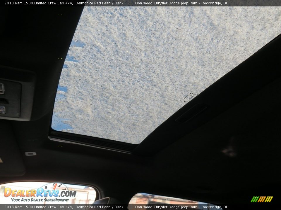 2018 Ram 1500 Limited Crew Cab 4x4 Delmonico Red Pearl / Black Photo #3