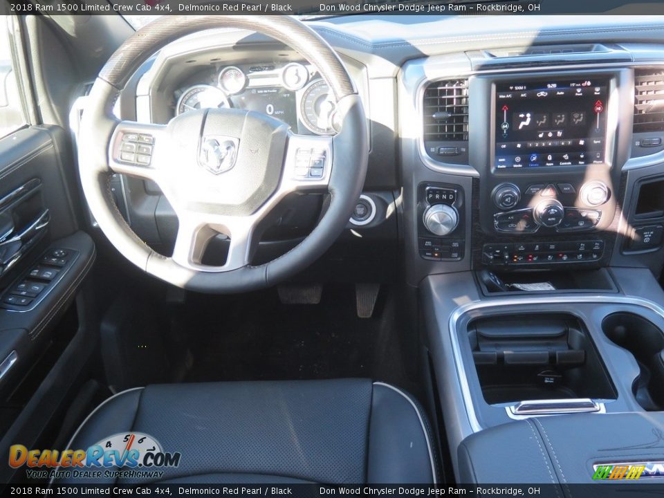 2018 Ram 1500 Limited Crew Cab 4x4 Delmonico Red Pearl / Black Photo #12