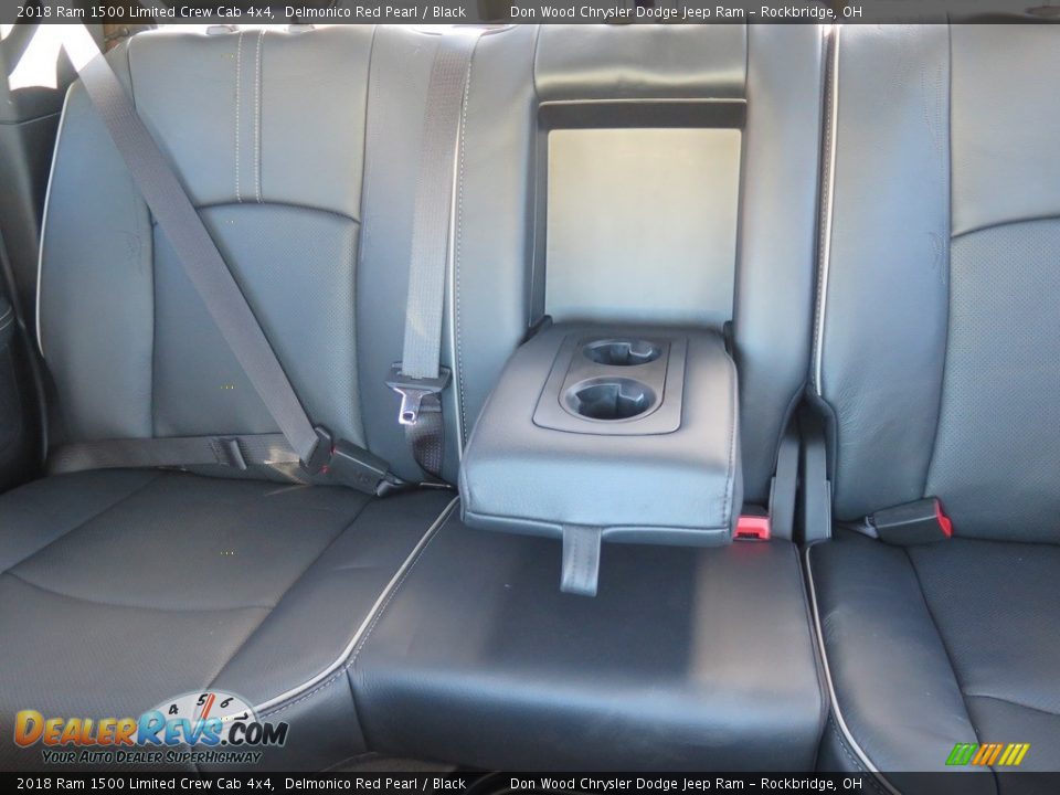 2018 Ram 1500 Limited Crew Cab 4x4 Delmonico Red Pearl / Black Photo #17