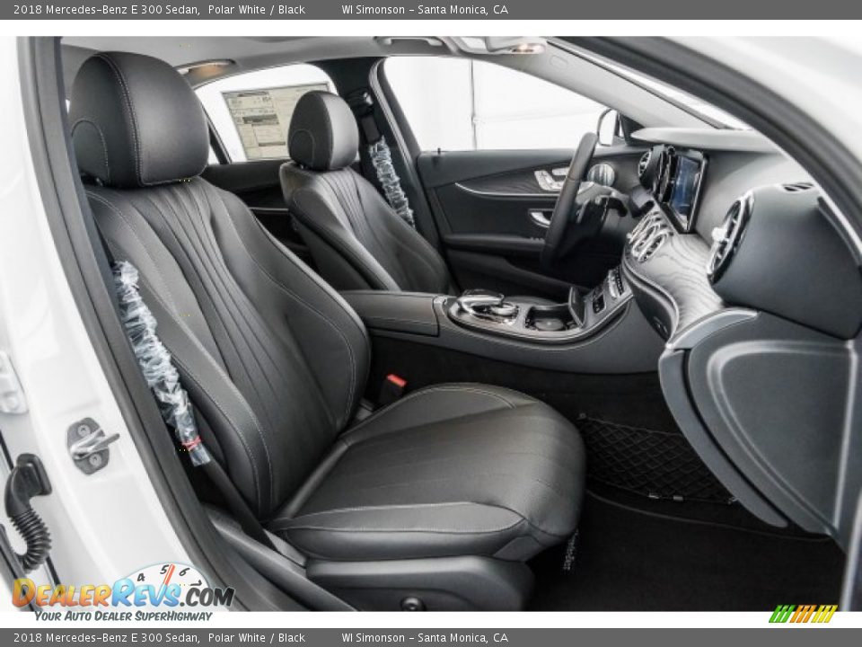 2018 Mercedes-Benz E 300 Sedan Polar White / Black Photo #2