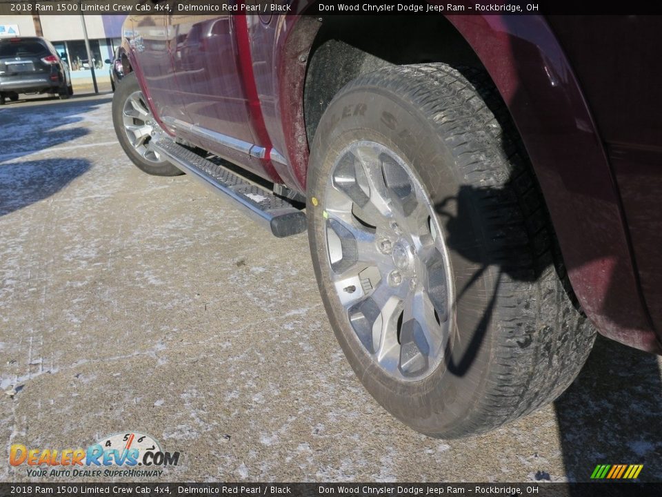 2018 Ram 1500 Limited Crew Cab 4x4 Delmonico Red Pearl / Black Photo #19
