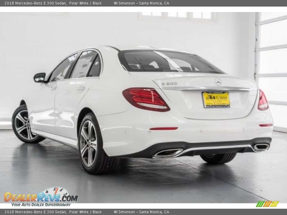 2018 Mercedes-Benz E 300 Sedan Polar White / Black Photo #3