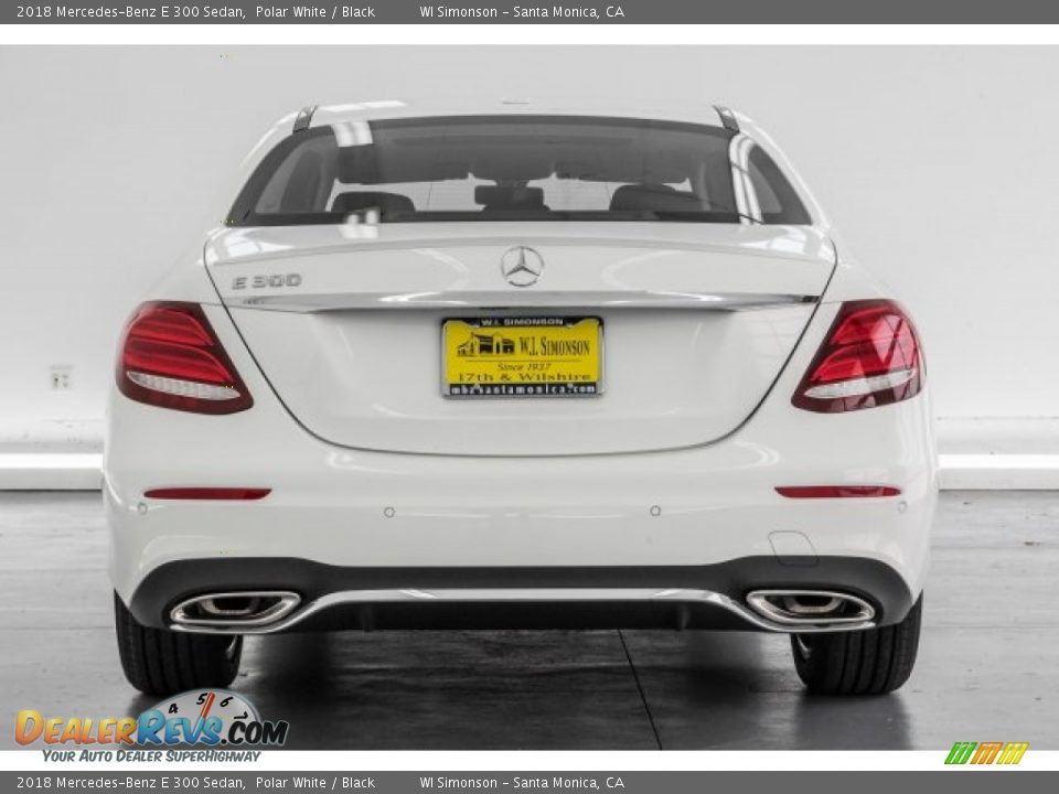 2018 Mercedes-Benz E 300 Sedan Polar White / Black Photo #4