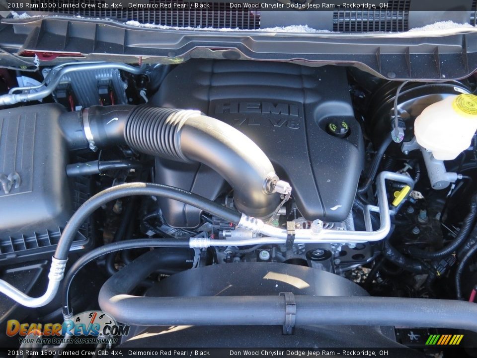 2018 Ram 1500 Limited Crew Cab 4x4 Delmonico Red Pearl / Black Photo #20