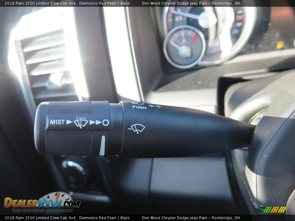 2018 Ram 1500 Limited Crew Cab 4x4 Delmonico Red Pearl / Black Photo #23