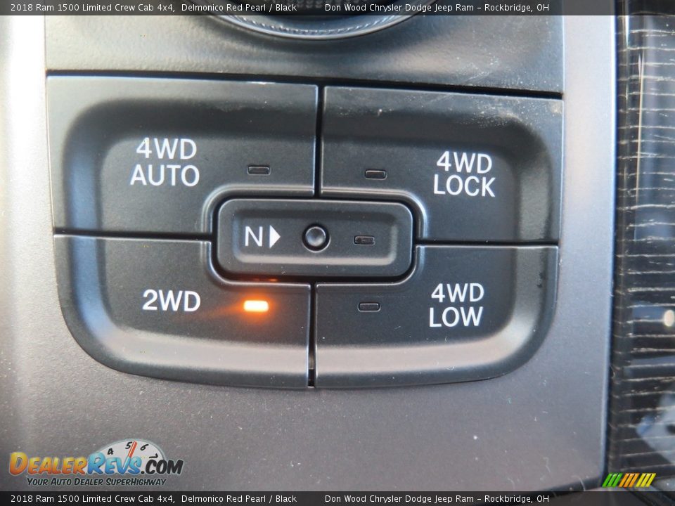 2018 Ram 1500 Limited Crew Cab 4x4 Delmonico Red Pearl / Black Photo #24