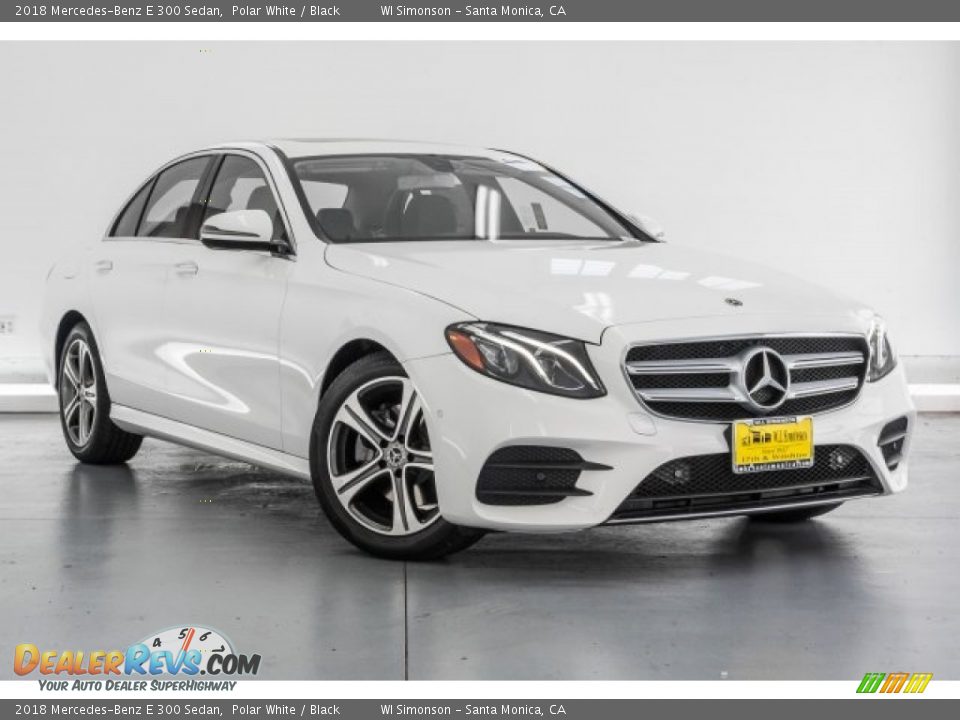 2018 Mercedes-Benz E 300 Sedan Polar White / Black Photo #12