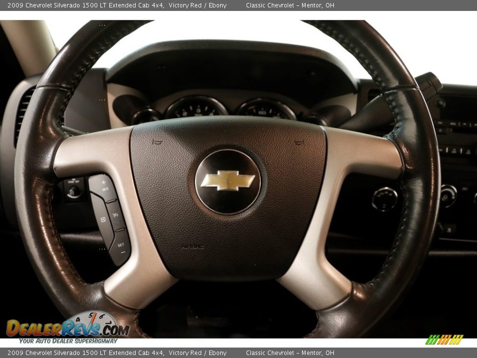 2009 Chevrolet Silverado 1500 LT Extended Cab 4x4 Victory Red / Ebony Photo #4