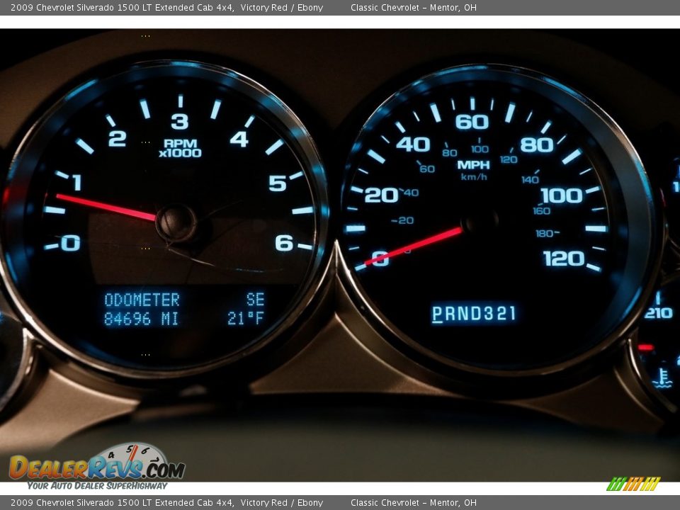 2009 Chevrolet Silverado 1500 LT Extended Cab 4x4 Victory Red / Ebony Photo #5