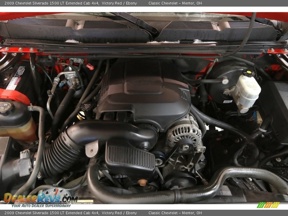 2009 Chevrolet Silverado 1500 LT Extended Cab 4x4 Victory Red / Ebony Photo #11