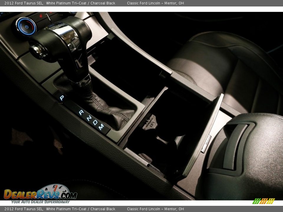 2012 Ford Taurus SEL White Platinum Tri-Coat / Charcoal Black Photo #12
