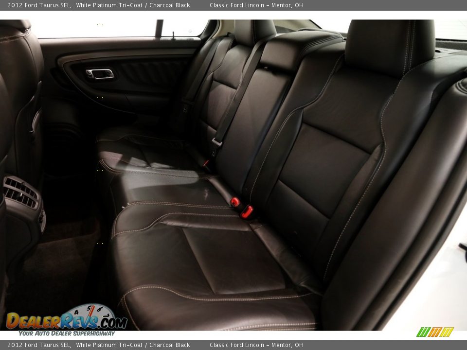 2012 Ford Taurus SEL White Platinum Tri-Coat / Charcoal Black Photo #15
