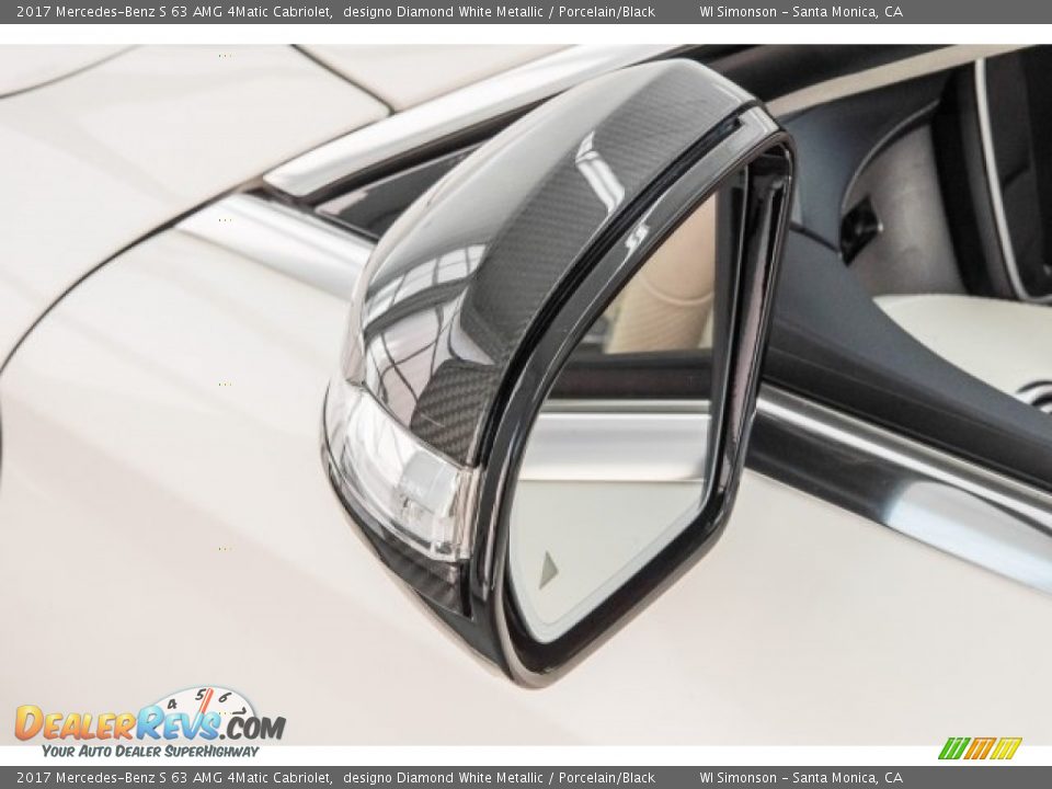 2017 Mercedes-Benz S 63 AMG 4Matic Cabriolet designo Diamond White Metallic / Porcelain/Black Photo #15