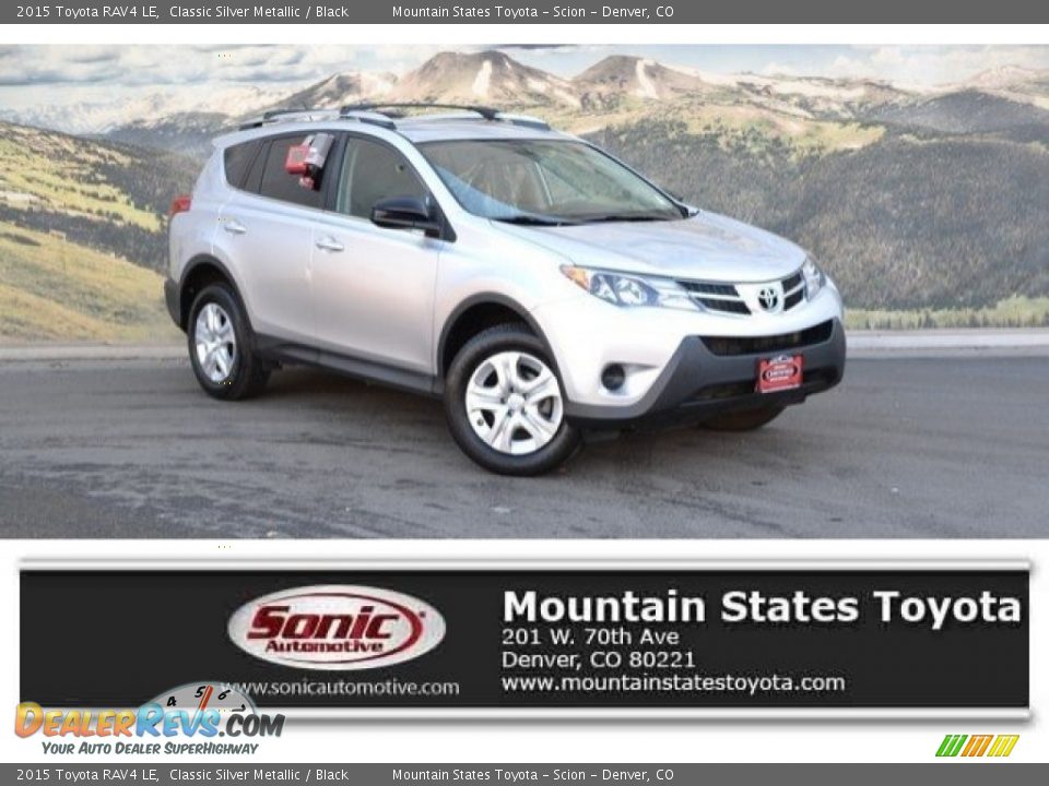 2015 Toyota RAV4 LE Classic Silver Metallic / Black Photo #1