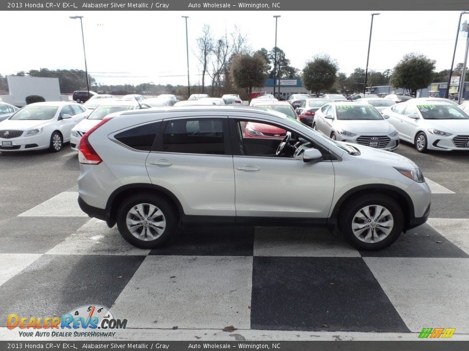 2013 Honda CR-V EX-L Alabaster Silver Metallic / Gray Photo #3