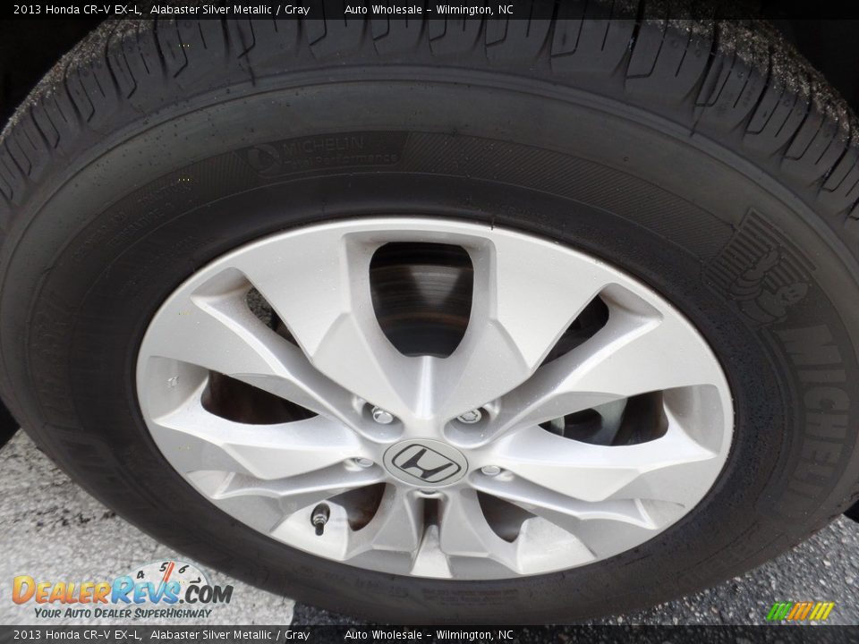 2013 Honda CR-V EX-L Alabaster Silver Metallic / Gray Photo #7