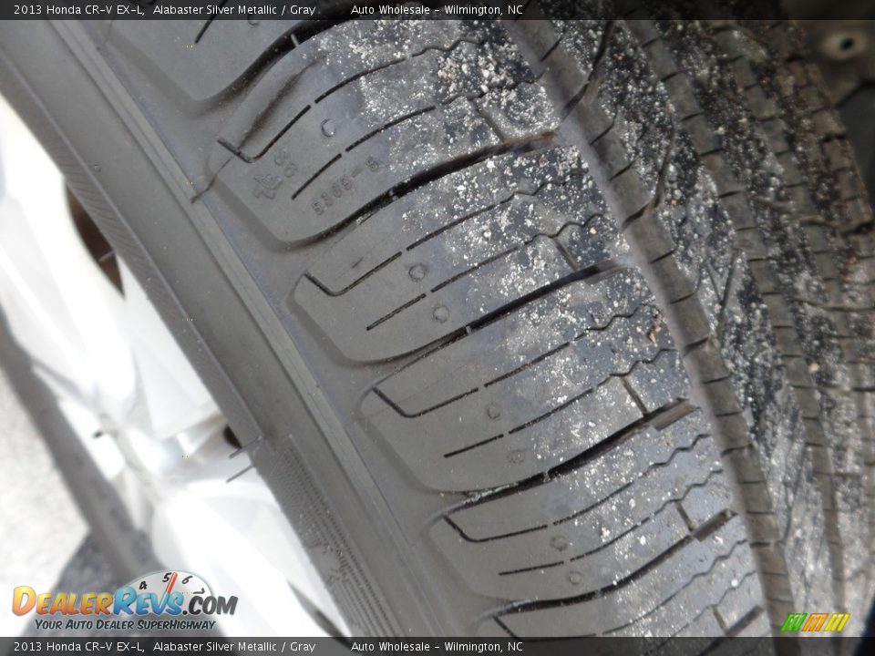 2013 Honda CR-V EX-L Alabaster Silver Metallic / Gray Photo #8