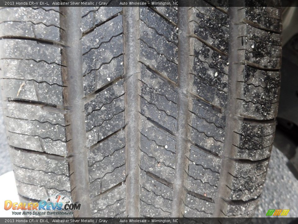 2013 Honda CR-V EX-L Alabaster Silver Metallic / Gray Photo #9