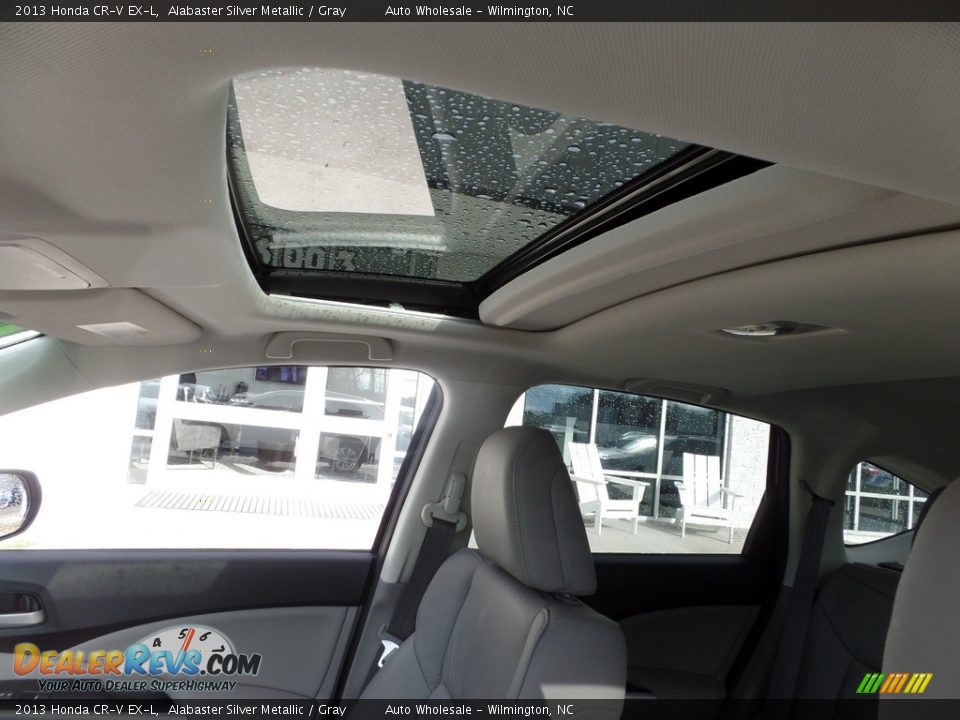 2013 Honda CR-V EX-L Alabaster Silver Metallic / Gray Photo #11