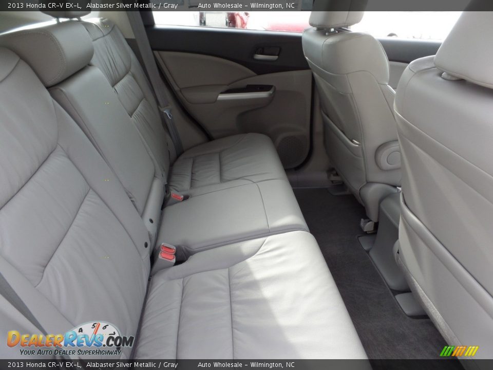 2013 Honda CR-V EX-L Alabaster Silver Metallic / Gray Photo #13