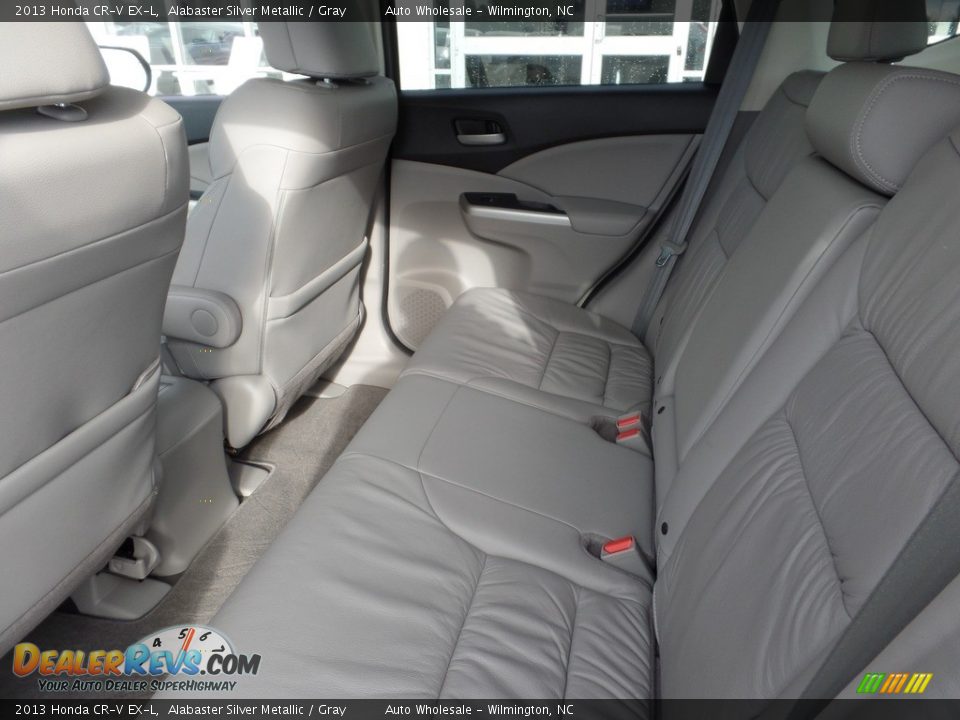 2013 Honda CR-V EX-L Alabaster Silver Metallic / Gray Photo #14