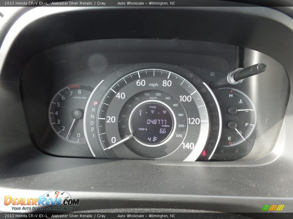 2013 Honda CR-V EX-L Alabaster Silver Metallic / Gray Photo #16