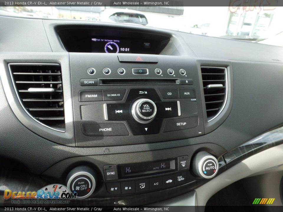 2013 Honda CR-V EX-L Alabaster Silver Metallic / Gray Photo #17