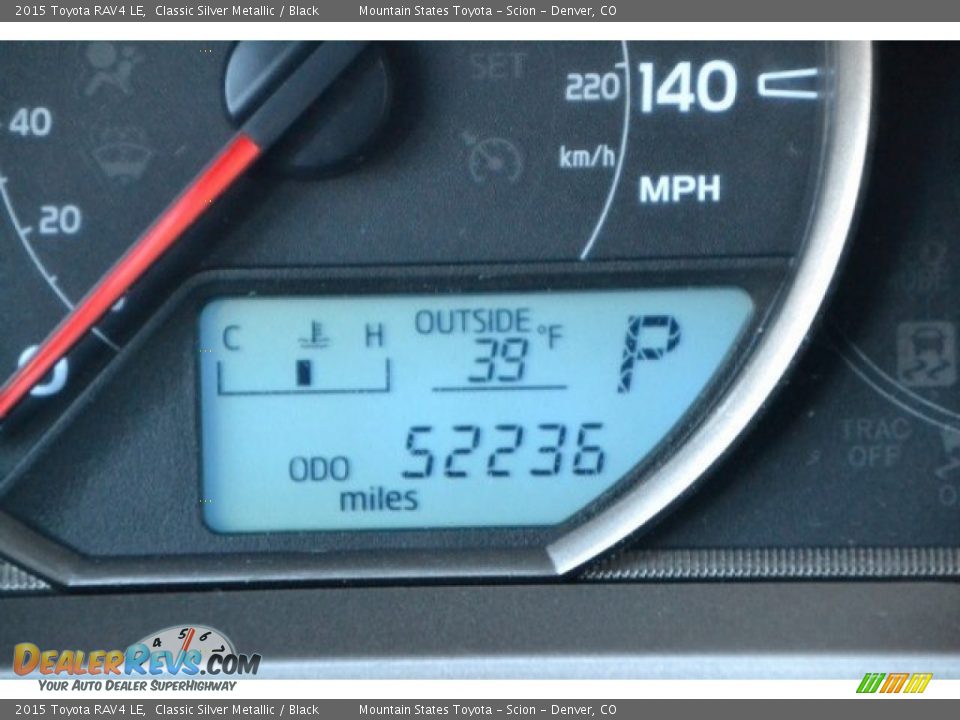 2015 Toyota RAV4 LE Classic Silver Metallic / Black Photo #29