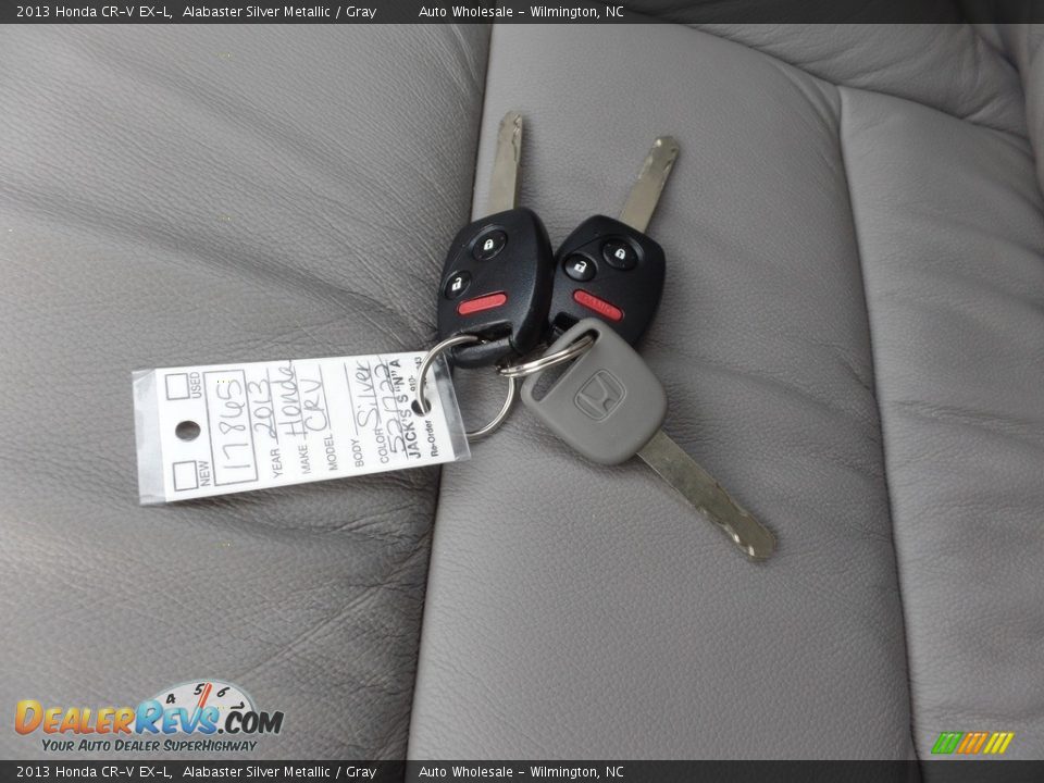 2013 Honda CR-V EX-L Alabaster Silver Metallic / Gray Photo #20