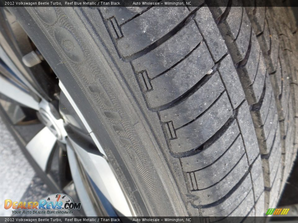 2012 Volkswagen Beetle Turbo Reef Blue Metallic / Titan Black Photo #9