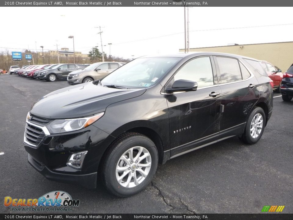 2018 Chevrolet Equinox LT AWD Mosaic Black Metallic / Jet Black Photo #1